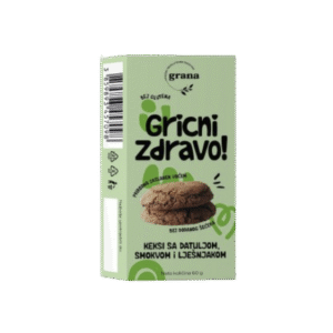 Keksi bezglutenski sa datuljom punjeni smokvom i lješnjakom 60g